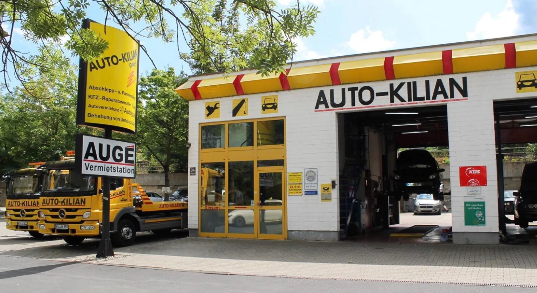 auge standort gebäude würzburg